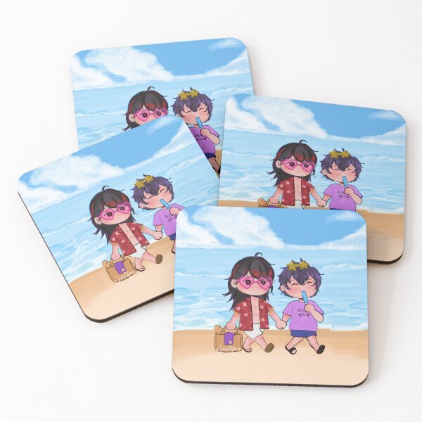 Item preview, Vox and shoto at the beach designed and sold by jus0ju.