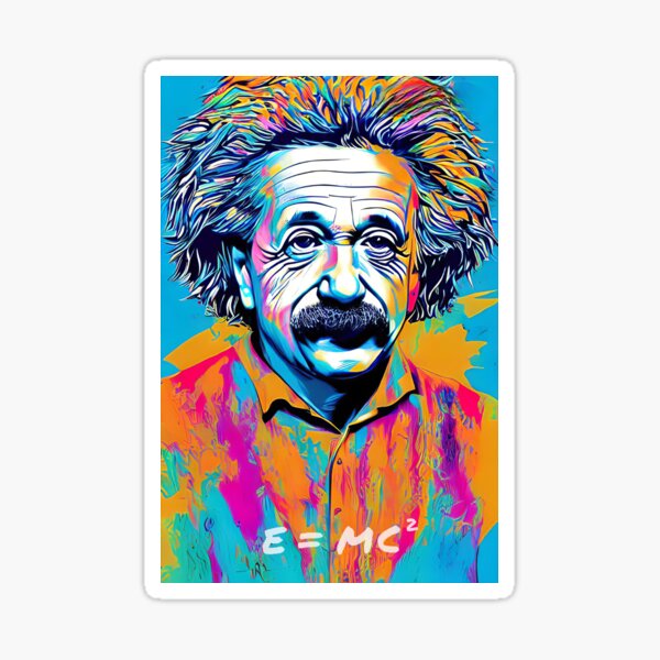Item preview, Albert Einstein Pop Art designed and sold by davidelder.