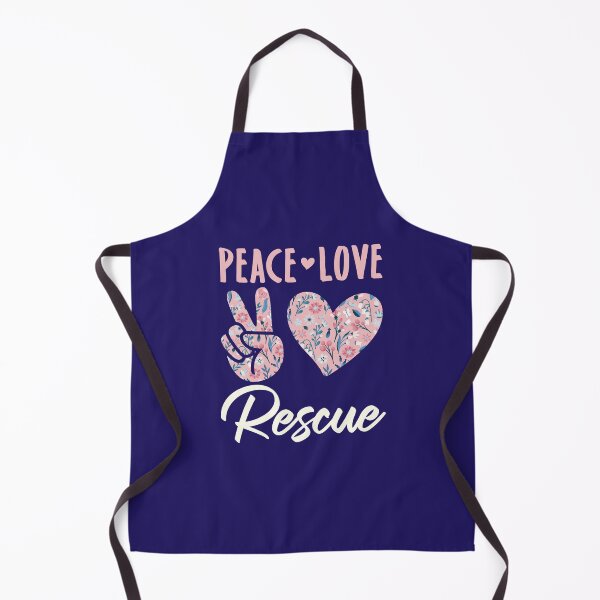 Item preview, Peace Love Rescue Dog Cat Horse designed and sold by jaygo.