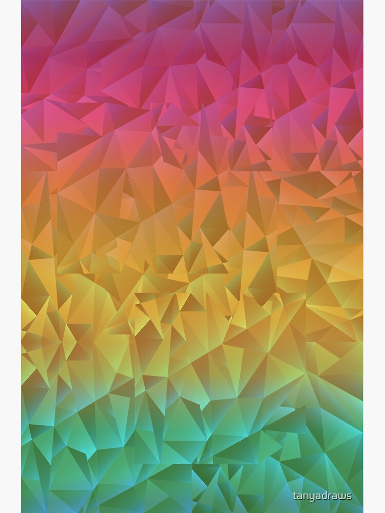 Rainbow Crystal Shatter by tanyadraws