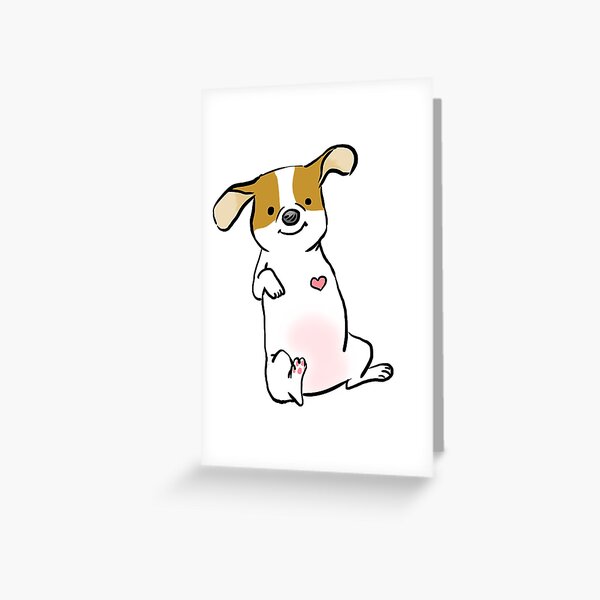 Three Legged Pup, Tripod Love Greeting Card