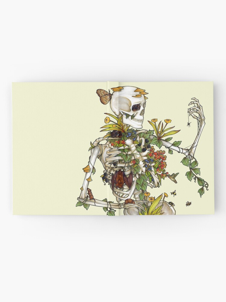 Alternate view of Bones and Botany Hardcover Journal