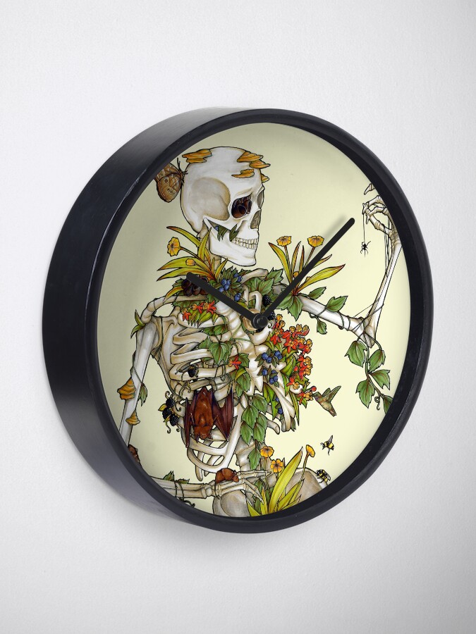 Alternate view of Bones and Botany Clock