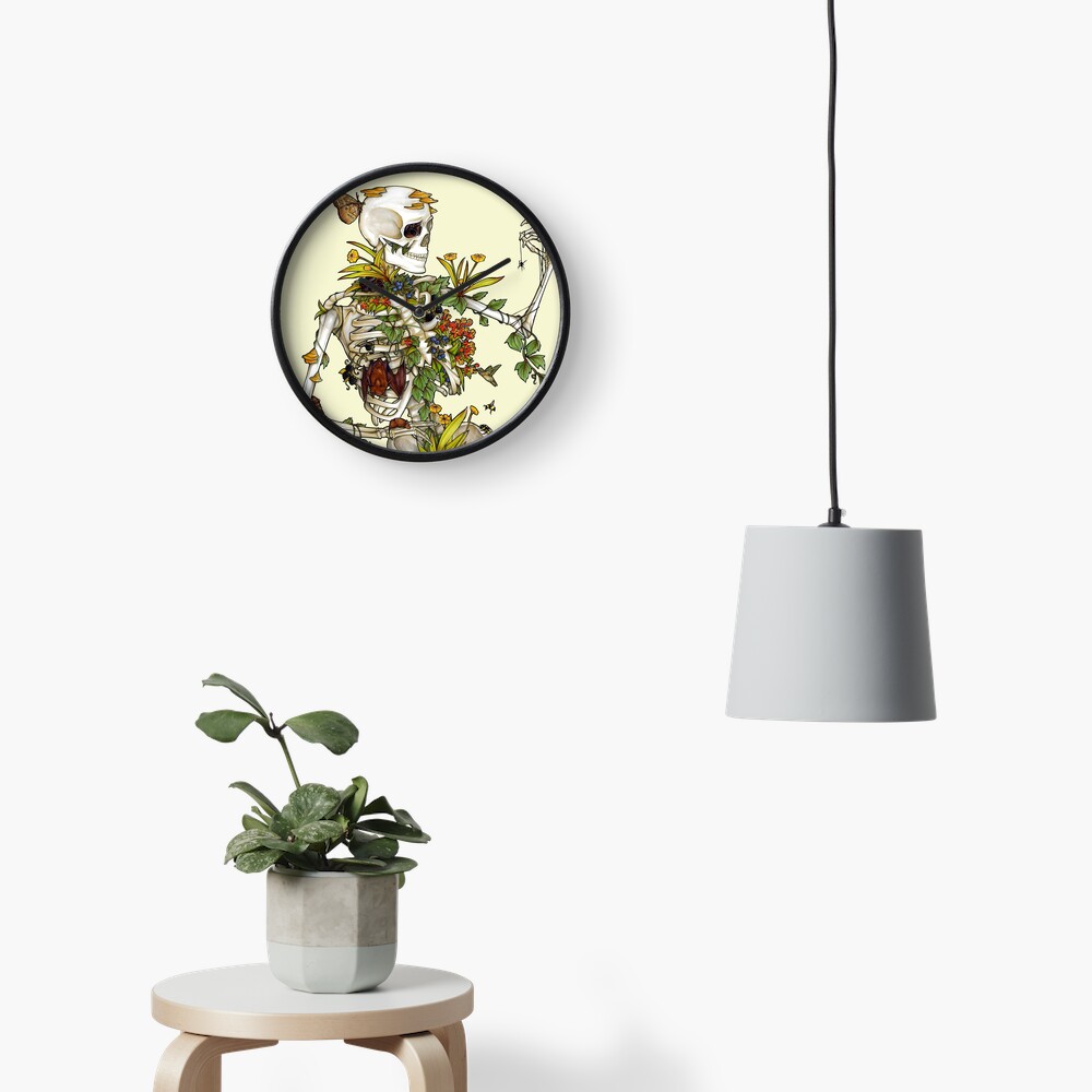 Bones and Botany Clock