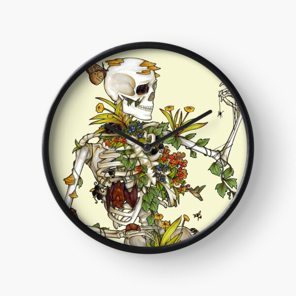Bones and Botany Clock