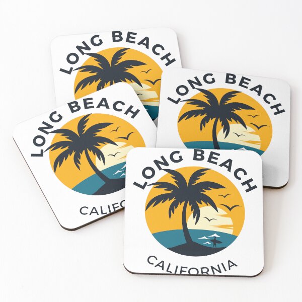 Aperçu de l'œuvre T-shirt rétro long beach californie créée et vendue par Pukpop Pechubon.