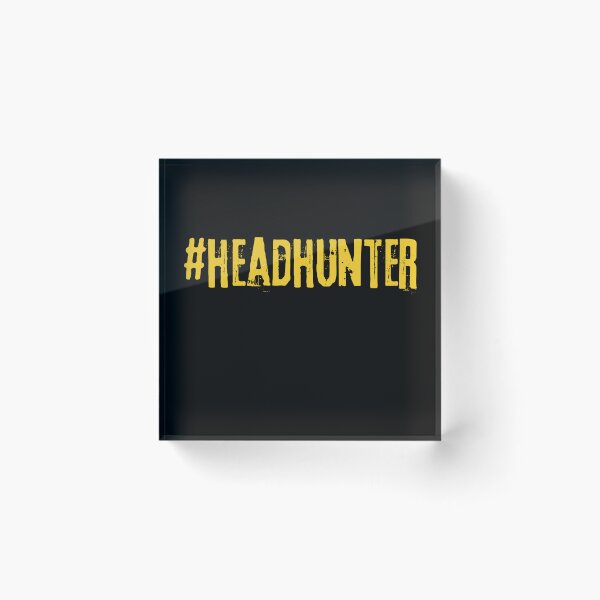 Item preview, #headhunter yellow Recruiter Hashtag designed and sold by Recruiter-Love.