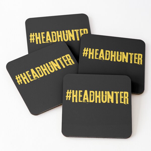 Item preview, #headhunter yellow Recruiter Hashtag designed and sold by Recruiter-Love.