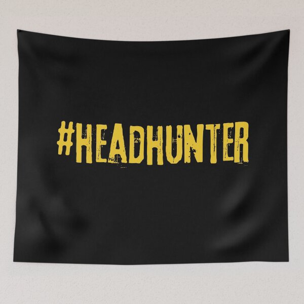 Item preview, #headhunter yellow Recruiter Hashtag designed and sold by Recruiter-Love.