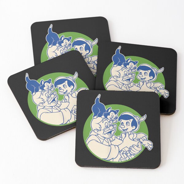 Item preview, Pinocchio Geppetto and Figaro  designed and sold by CarolRogan.