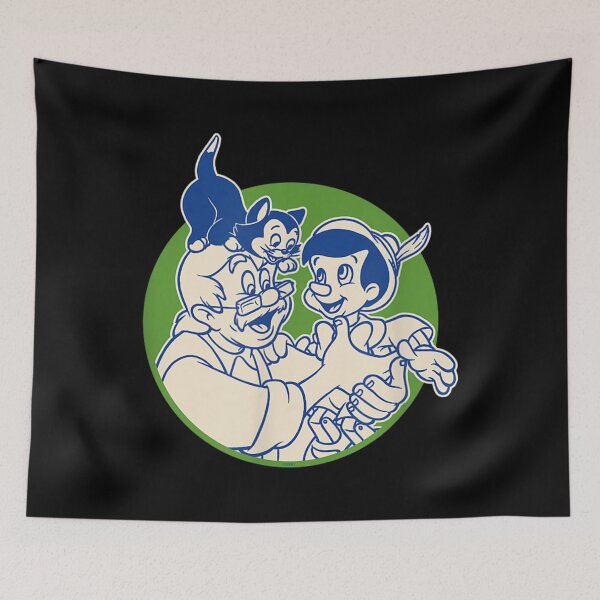 Item preview, Pinocchio Geppetto and Figaro  designed and sold by CarolRogan.