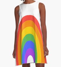 Rainbow A-Line Dress