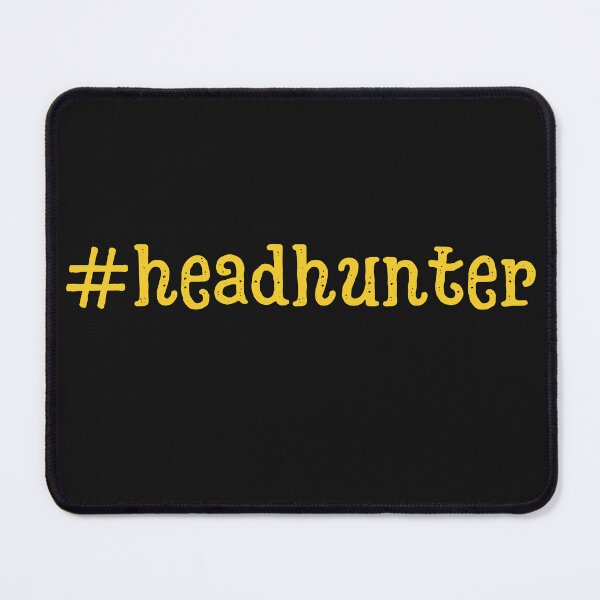 Item preview, #headhunter yellow Recruiter Hashtag designed and sold by Recruiter-Love.