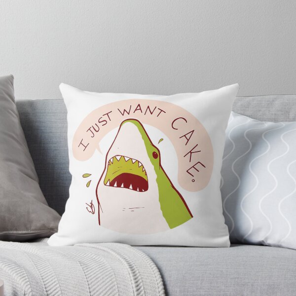 Item preview, Cake Shark Just Wants Cake designed and sold by E Moss.