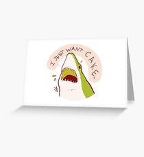 Cake Shark Just Wants Cake Greeting Card