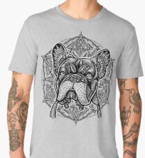 Frenchie Bulldog Mandala Men's Premium T-Shirt