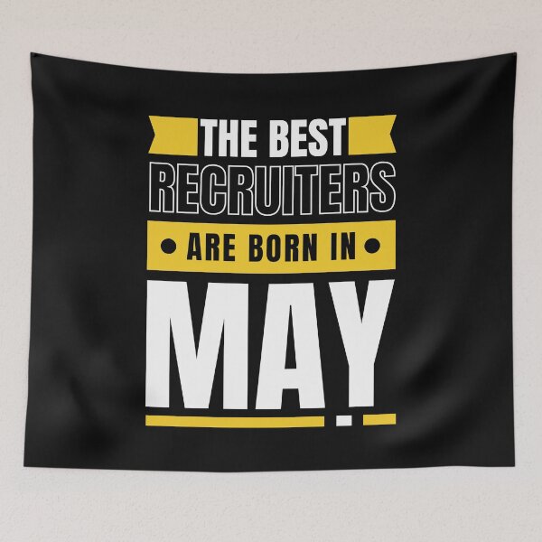 Item preview, The Best Recruiters are born in May Taurus Gemini designed and sold by Recruiter-Love.