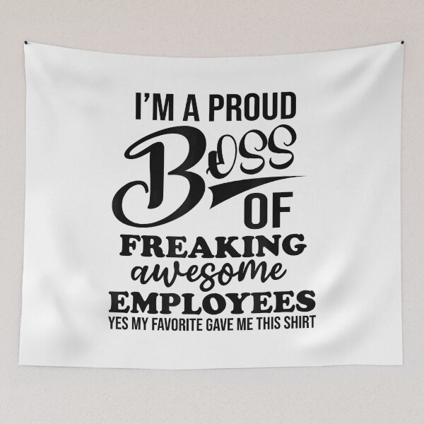 Item preview, I'm A Proud Boss Of Freaking Awesome Employees designed and sold by Big Twelve.