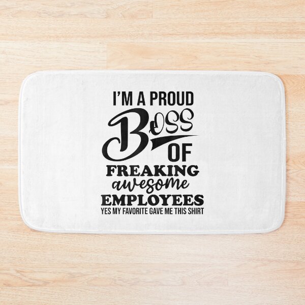 Item preview, I'm A Proud Boss Of Freaking Awesome Employees designed and sold by Big Twelve.