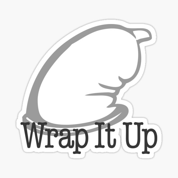 Wrap It Up Practice Safe Sex Sex Condom Sticker By Scottsakamoto Redbubble