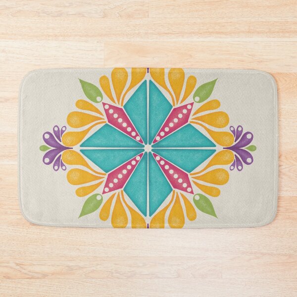 Item preview, AP256-10 Diamond Mandala - Blue & Yellow designed and sold by DuckyRubin.