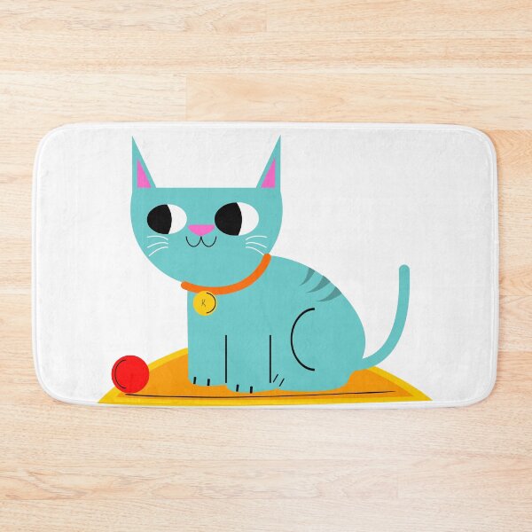 Item preview, Lucky Kitty found a ball.  designed and sold by thinkittithink.
