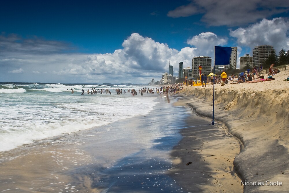 "Main Beach - Gold Coast" by Nicholas Coote | Redbubble