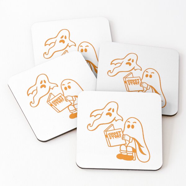 Item preview, cute ghost book reading teacher school funny halloween designed and sold by ApurwaArtShop.