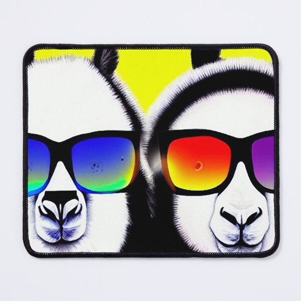 Item preview, Cool panda llamas wearing sunglasses designed and sold by inurey.