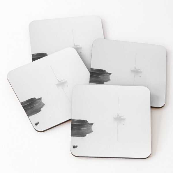 Item preview, Three boats on a foggy morning designed and sold by VadimK.