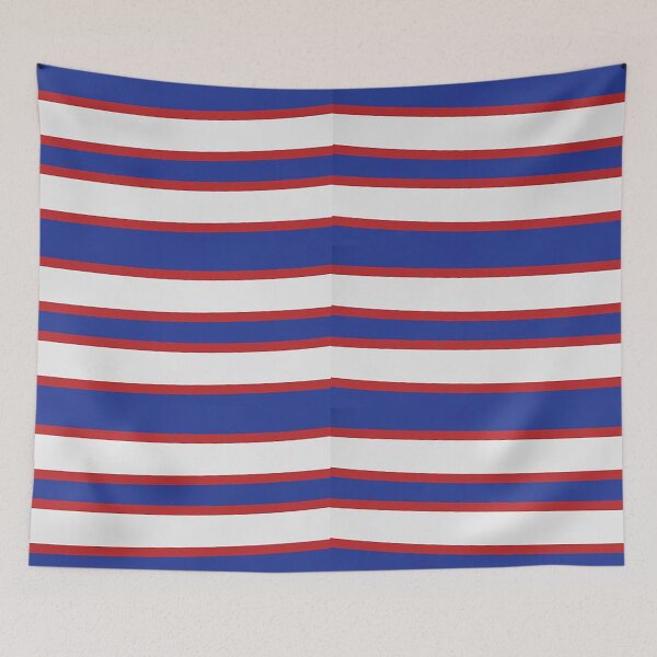 Item preview, Bills stripes, Buffalo Stripes, Blue Red Stripes, Curved stripes, uniform stripes. designed and sold by Nostrathomas66.