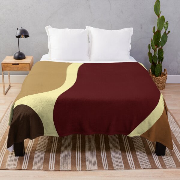 Item preview, Minimal Modern Abstract Shapes Brown Warm Colours Pattern designed and sold by zedonee.