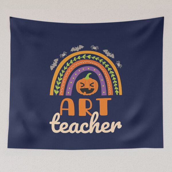Item preview, Art Teacher Halloween Boho Rainbow designed and sold by jaygo.