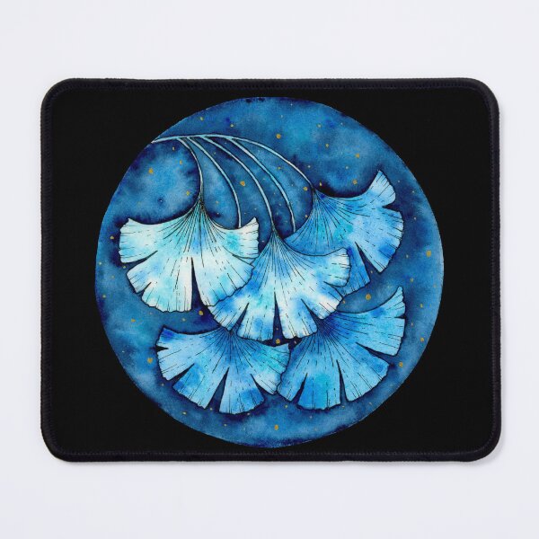 Item preview, blue ginkgo designed and sold by AmethysteCrea.