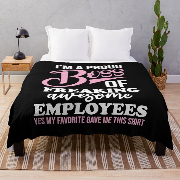 Item preview, I'm A Proud Boss Of Freaking Awesome Employees designed and sold by Big Twelve.