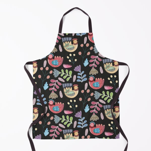 Item preview, Rooster and hen on the black. designed and sold by Sarka Zuzanakova, Kukuckova.