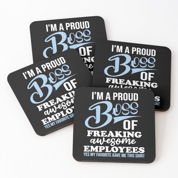 Item preview, I'm A Proud Boss Of Freaking Awesome Employees designed and sold by Big Twelve.
