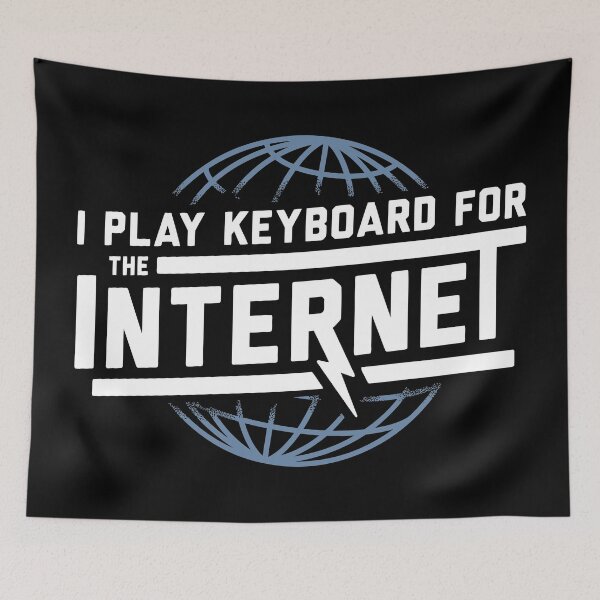 Item preview, I PLAY KEYBOARD FOR THE INTERNET designed and sold by GRAPHIKAT.
