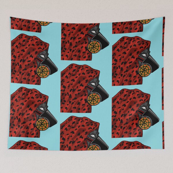 Item preview, Red Riding Wolf in Hoodie & Gas Mask - Digital Art designed and sold by Twaingrant.