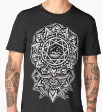 Eye of God Flower Mandala Men's Premium T-Shirt