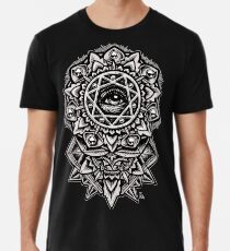 Eye of God Flower Mandala Men's Premium T-Shirt