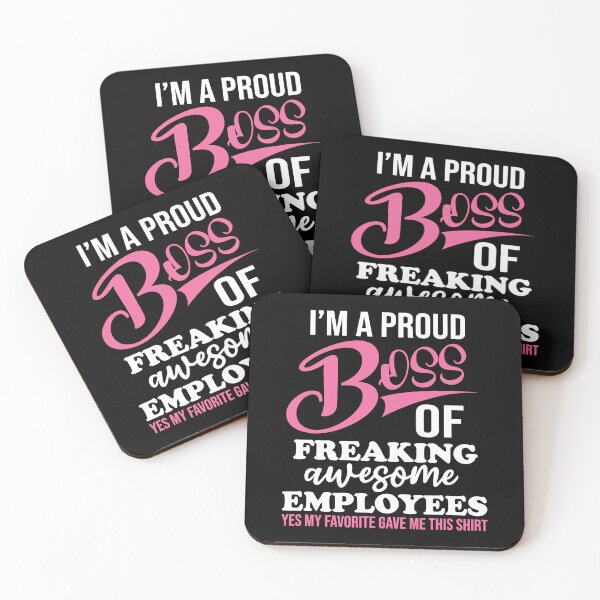 Item preview, I'm A Proud Boss Of Freaking Awesome Employees designed and sold by Big Twelve.