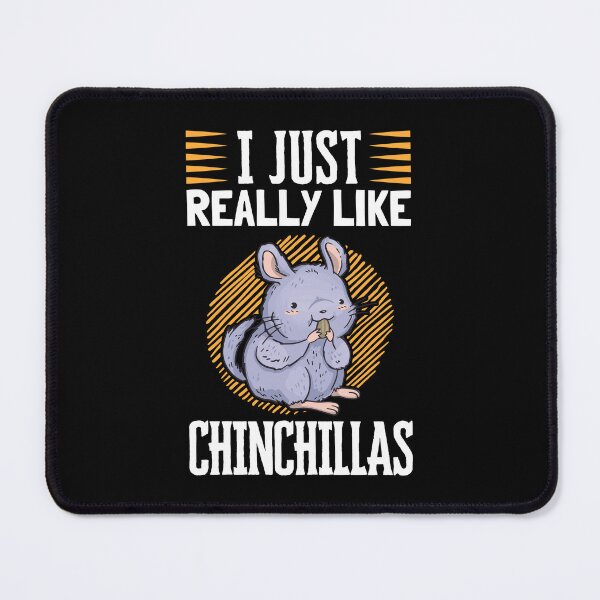 Item preview, I like chinchillas dust bunny rodent designed and sold by madgrfx.