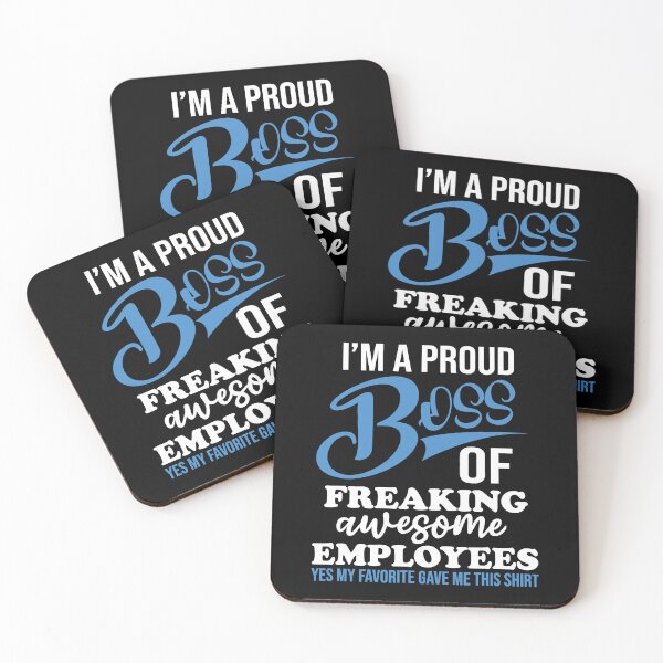 Item preview, I'm A Proud Boss Of Freaking Awesome Employees designed and sold by Big Twelve.