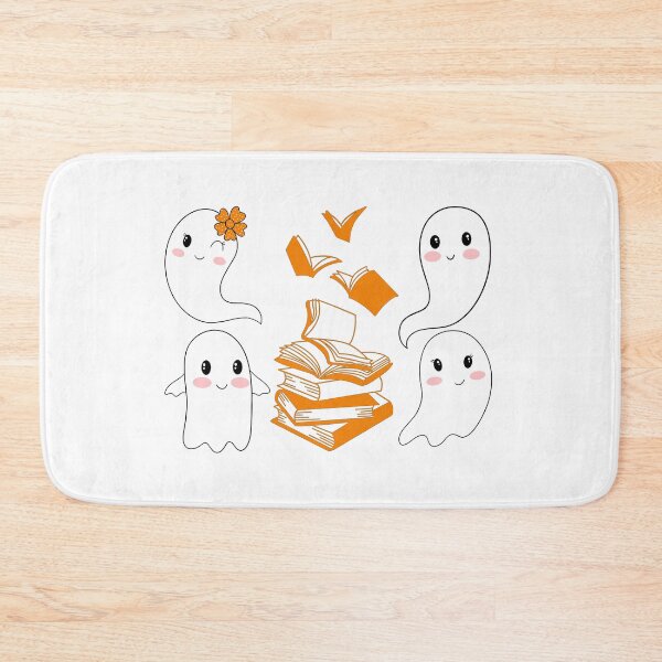 Item preview, cute ghost book reading teacher school funny halloween designed and sold by ApurwaArtShop.