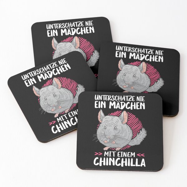 Item preview, Girl with chinchilla dust mouse rodent designed and sold by madgrfx.