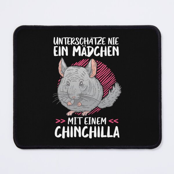 Item preview, Girl with chinchilla dust mouse rodent designed and sold by madgrfx.