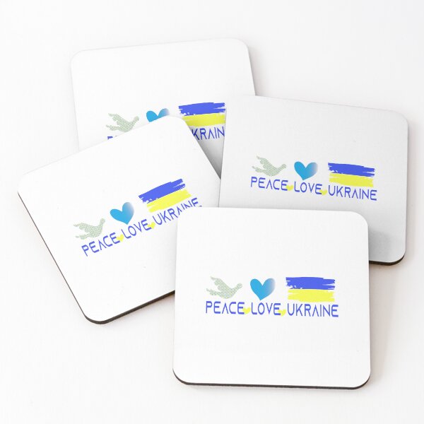 Item preview, Make Peace free love Ukrain t-shirt designed and sold by lookystyle.
