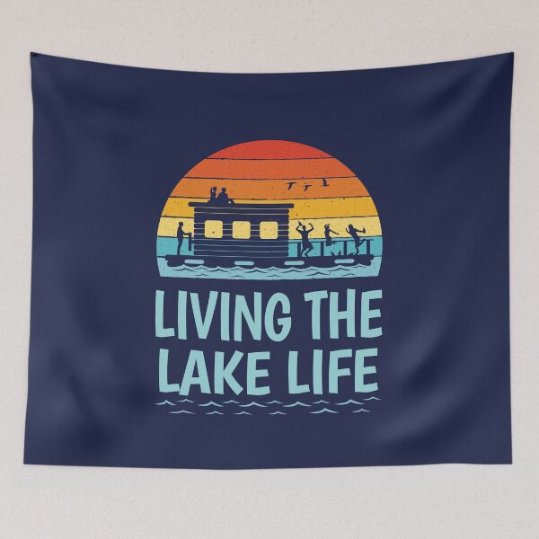 Item preview, Living the Lake Life Houseboat Captain designed and sold by jaygo.