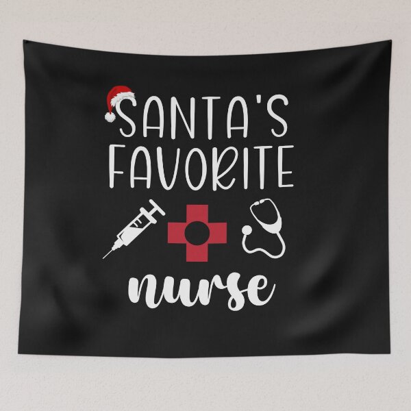 Item preview, Santa's favorite nurse- christmas nurse designed and sold by ninjapineapple.